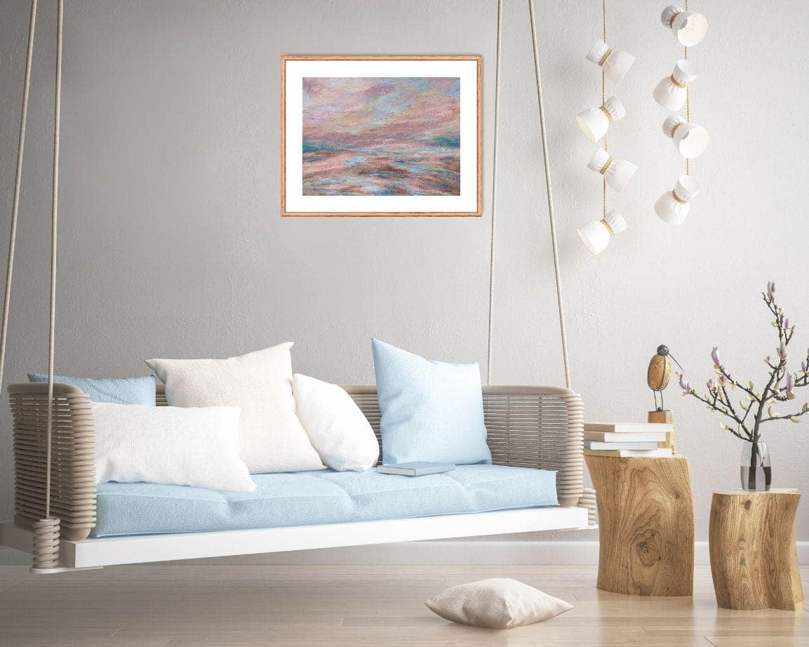 Far ahead - original hand painted artwork, 29,7x21cm - Obrázek 6