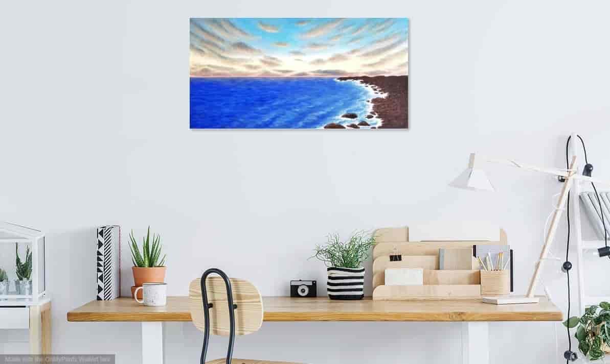 original seascape oil painting