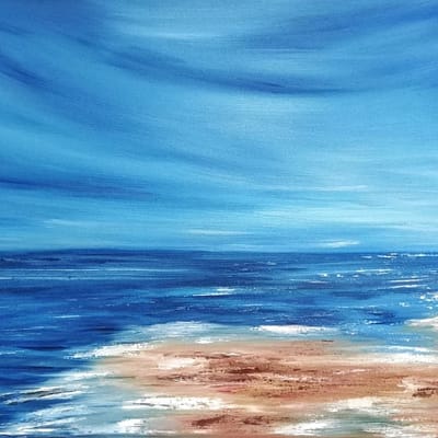 Beautiful simplicity – seascape painting