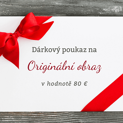 Dárkový poukaz v hodnotě 80 €