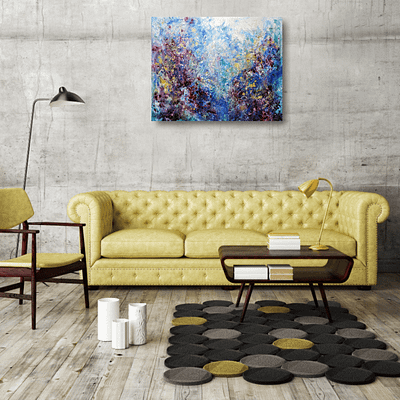 From the depths of the soul – abstract painting, 100x80cm