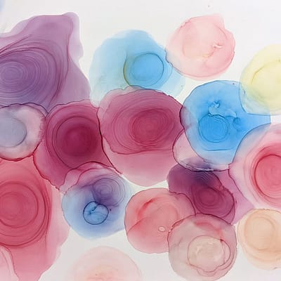 Original ink painting – Life circles