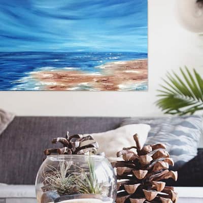 Beautiful simplicity – seascape painting