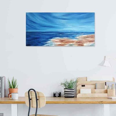 Beautiful simplicity – seascape painting