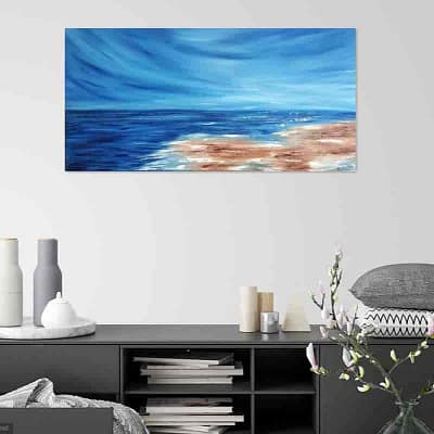 Beautiful simplicity – seascape painting