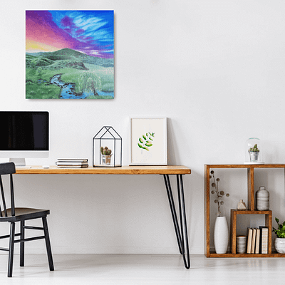 Fascinating sky – original landscape painting