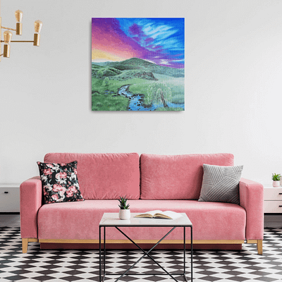 Fascinating sky – original landscape painting
