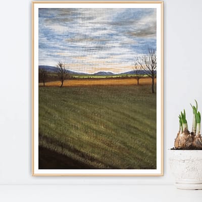 February day – plein-air landscape painting