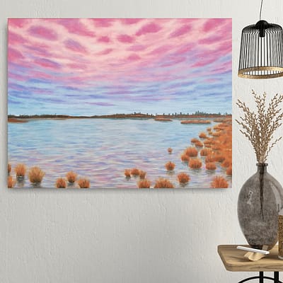 Look through your heart – realistic landscape oil painting