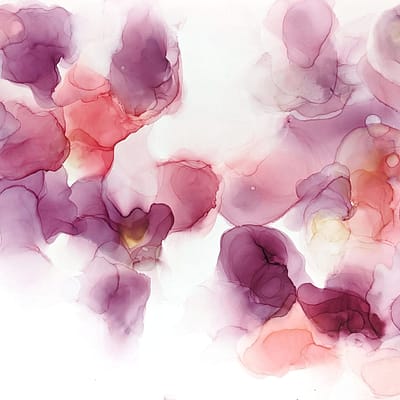 Original ink painting – Pink shades
