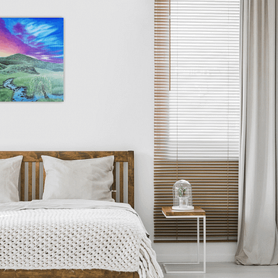 Fascinating sky – original landscape painting