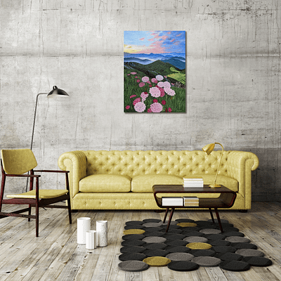 Slovak mountains – landscape mountain artwork, 60x80cm