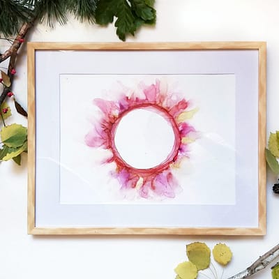Original ink painting – Optimistic sun