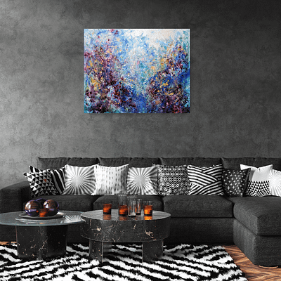 From the depths of the soul – abstract painting, 100x80cm