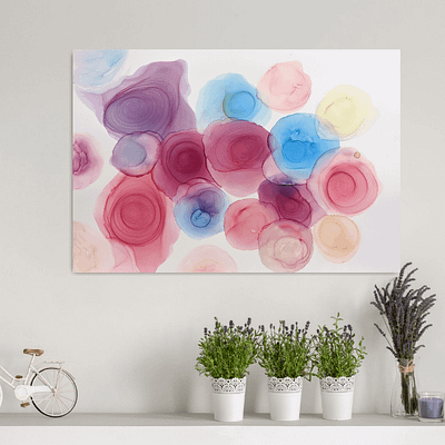 Original ink painting – Life circles