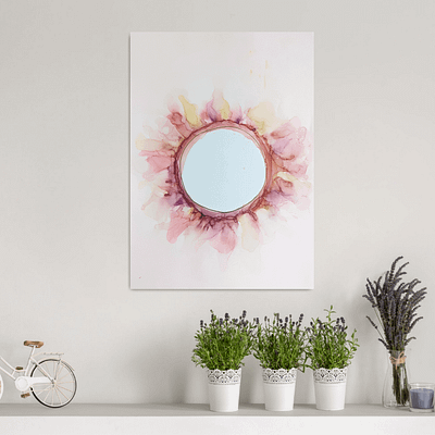 Original ink painting – Optimistic sun