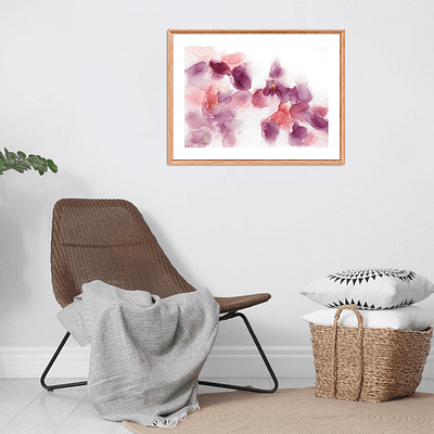 Original ink painting – Pink shades