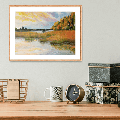 Soft evening breeze – original oil painting