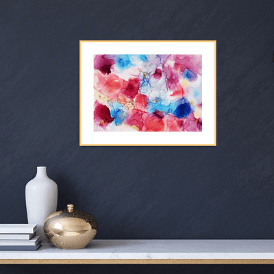 Original ink painting – Vibrant moments