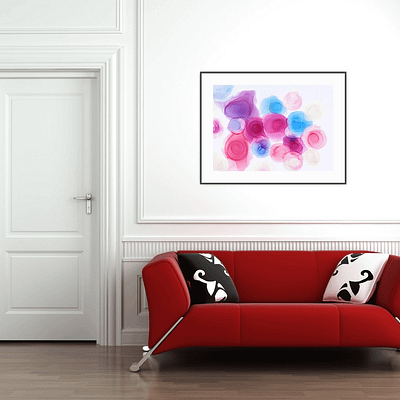 Original ink painting – Life circles