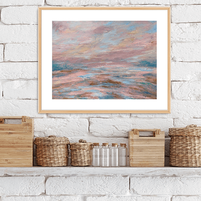Far ahead – original hand painted artwork, 29,7x21cm