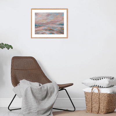 Far ahead – original hand painted artwork, 29,7x21cm