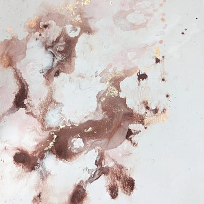 Sweet embrace – abstract painting on paper