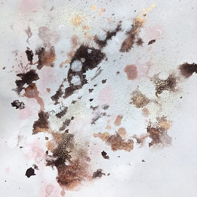 Thousand mornings – abstract painting on paper