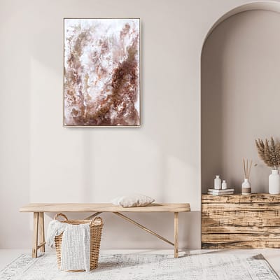 Safe in your arms – abstract painting on canvas