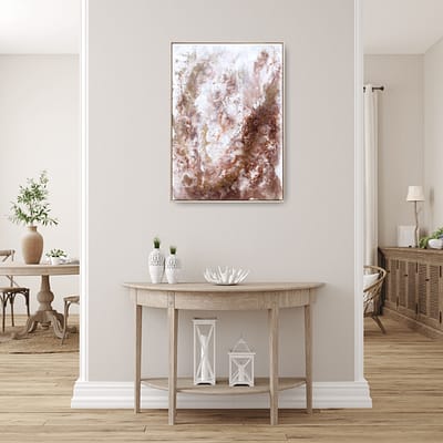 Safe in your arms – abstract painting on canvas