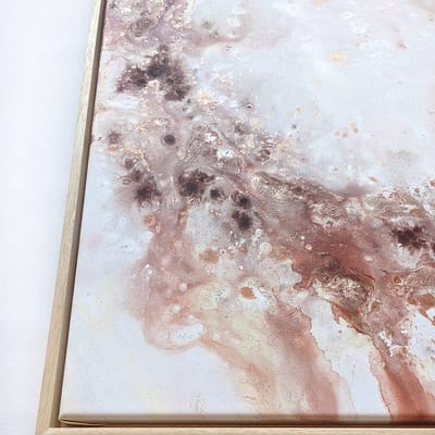 Family circle – abstract painting on canvas