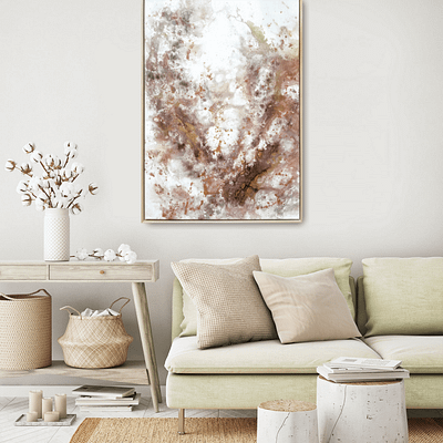 Love is the answer – abstract painting on canvas