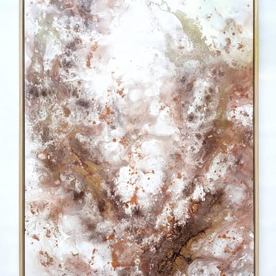 Love is the answer – abstract painting on canvas