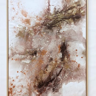 Passion in the air – abstract painting on canvas