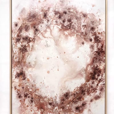 Family circle – abstract painting on canvas