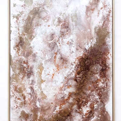 Safe in your arms – abstract painting on canvas