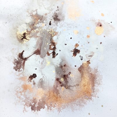 Hold me – abstract painting on paper