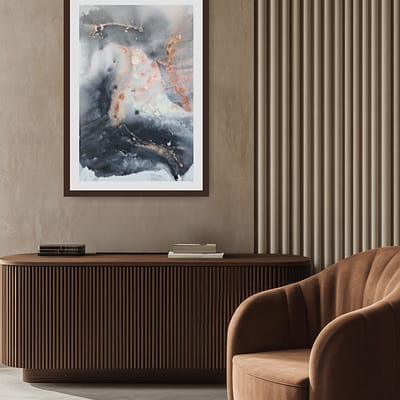 Rebound from rock bottom 40×60 cm