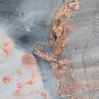 Rebound from rock bottom 40×60 cm