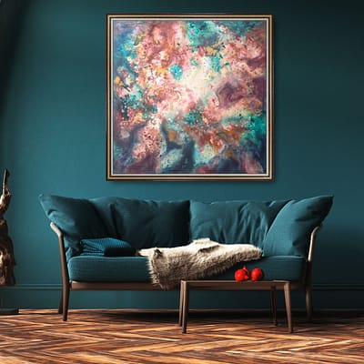 Joy will guide you – huge abstract wall art
