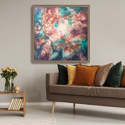 Joy will guide you – huge abstract wall art