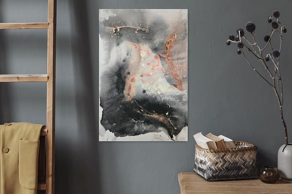 Rebound from rock bottom 40x60 cm