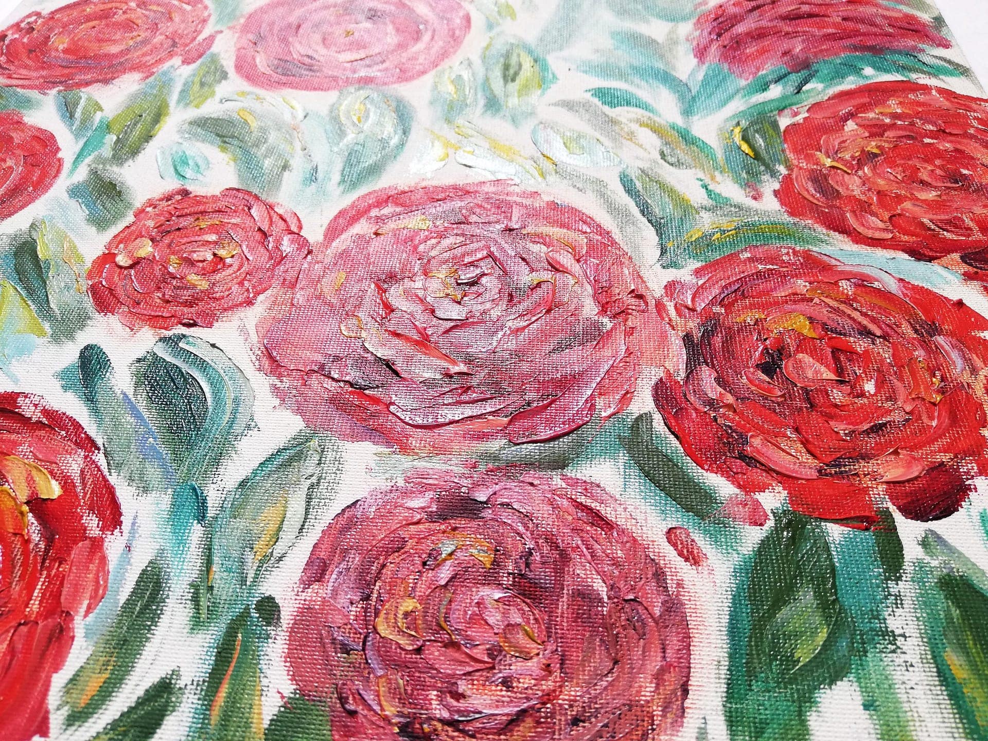 Floral paintings